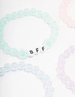 Pastel Beaded Friendship Bracelet 5-Pack