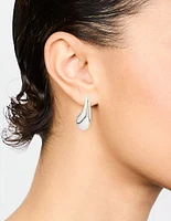Waterproof Stainless Steel Skinny Bubble Drop Earrings