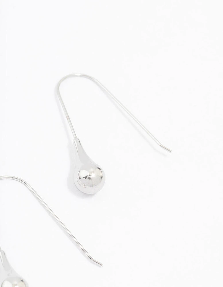 Stainless Steel Thread Through Earrings