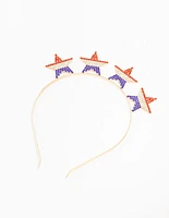 Red, White & Blue Star Headband