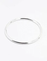 Silver Plated Round Core Bangle