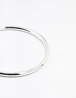 Silver Plated Round Core Bangle