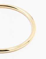Gold Plated Round Core Bangle