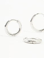 Surgical Steel Classic Hoop Earrings 2-Pack