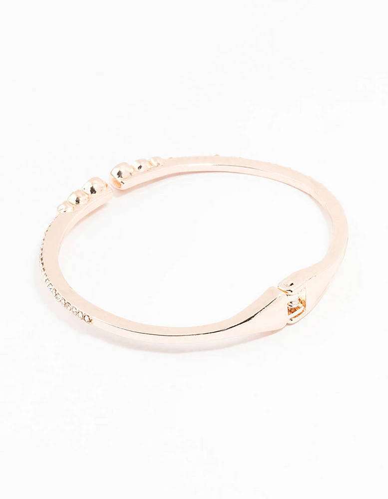 Rose Gold Diamante Bracelet