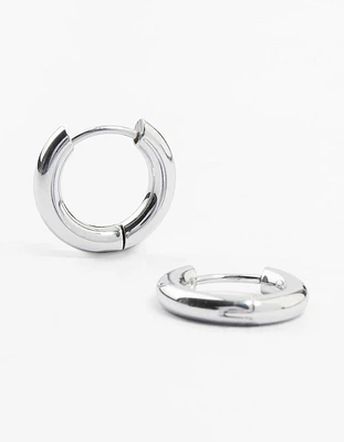 Waterproof Stainless Steel Clicker Hoop Earrings 16 MM