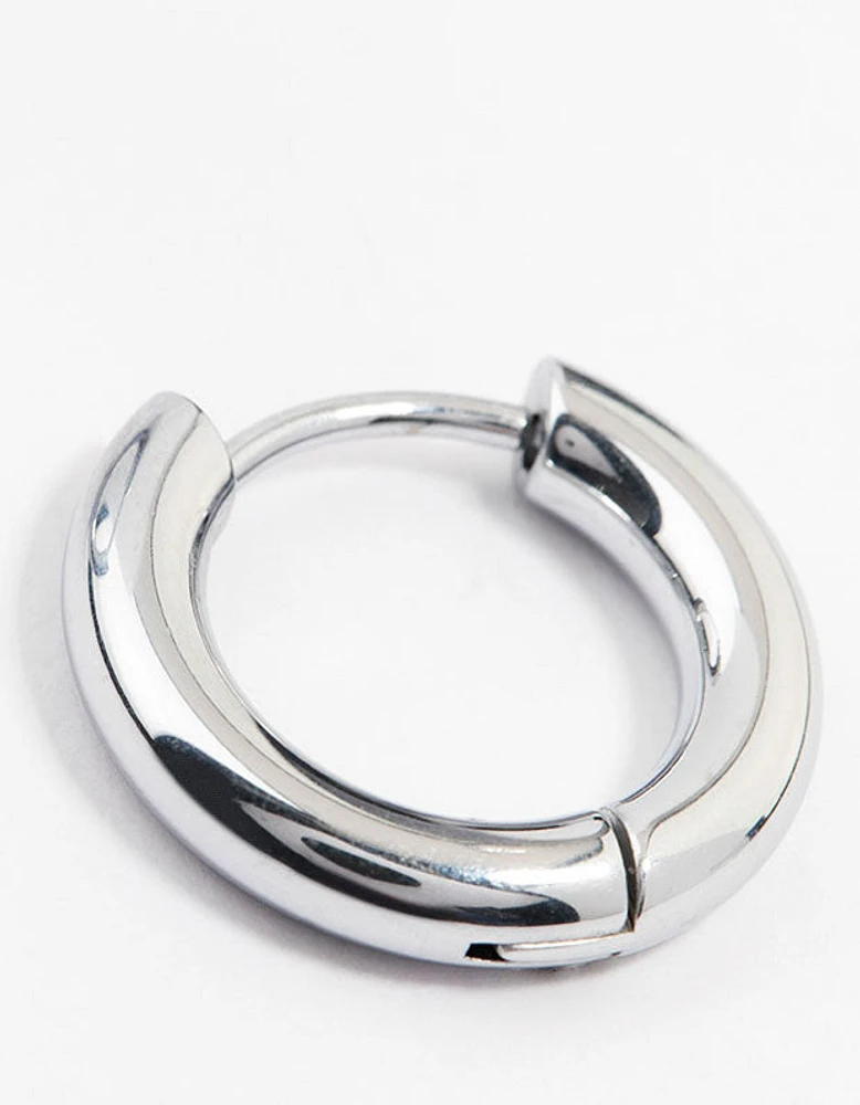 Stainless Steel Clicker Hoop Earrings 16 MM