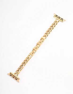 Gold Thin Chain Watch Strap 38/40/41