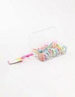 Kids Mixed Pastel Hair Ties & Clips Pack