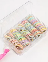 Kids Mixed Pastel Hair Ties Pack