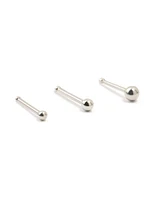 Titanium Graduating Nose Rings & Studs 6-Pack