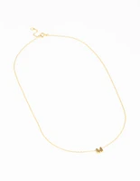 Gold Plated Sterling Silver Intial M Necklace