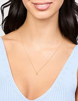 Gold Plated Sterling Silver Initial S Necklace