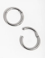 Surgical Steel Fine Sleeper Earrings 8MM