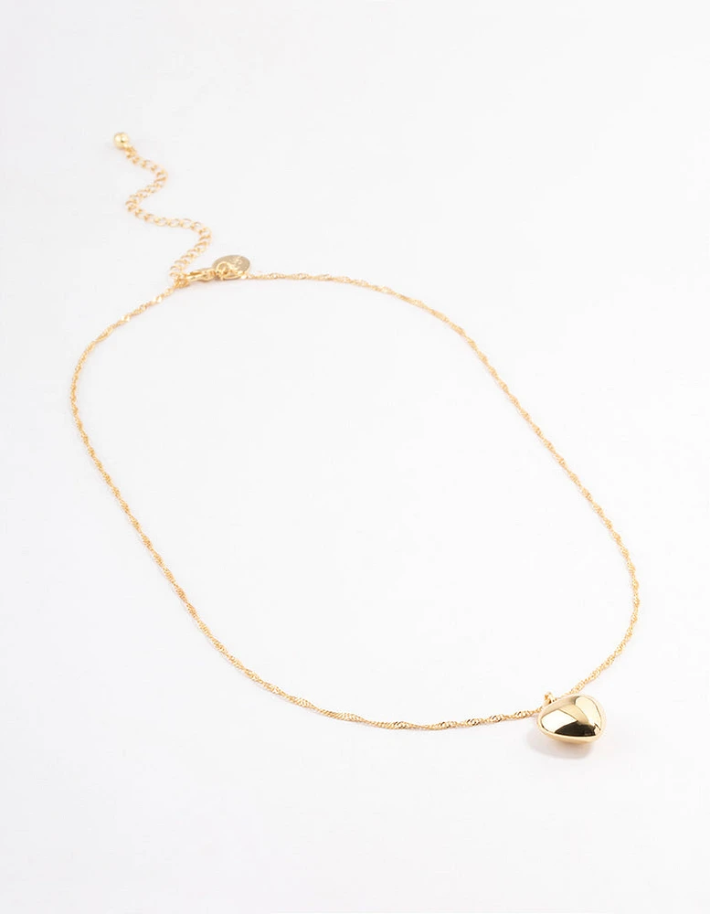 Gold Heart Necklace