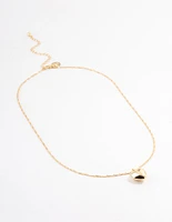 Gold Plated Heart Necklace