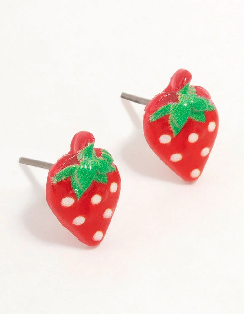 Strawberry  Stud Earrings