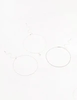 Silver Cupchain Butterfly Chokers 3-Pack