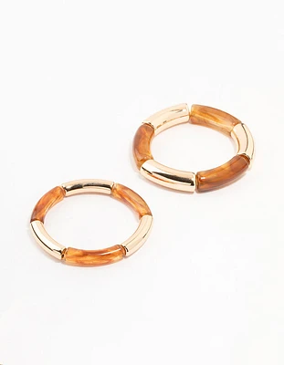 Gold Bangles 2-Pack