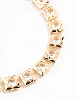 Gold Diamante Necklace