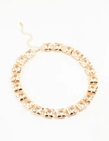 Gold Diamante Necklace