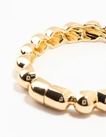 Gold Teardrop Bracelet