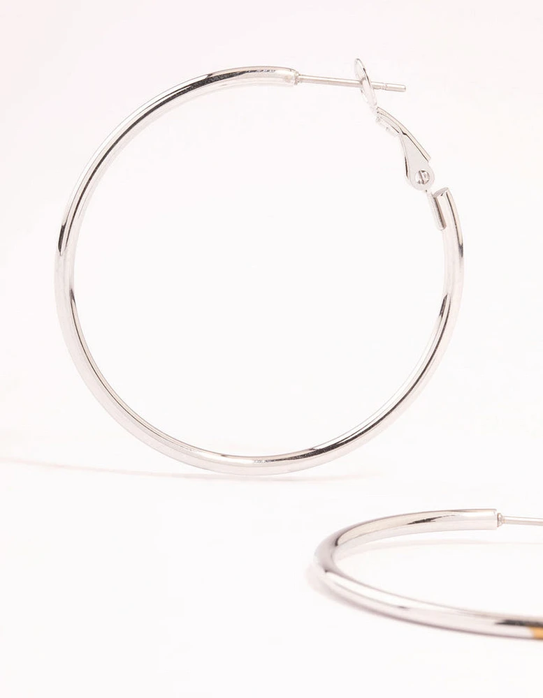 Surgical Steel Thin Hoop Earrings