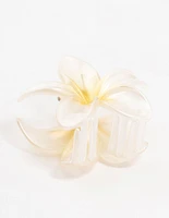 Frangipani Ombre Claw Clip