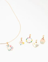 Kids Gold Unicorn Charm Necklace