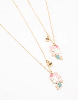 Kids Gold Mermaid BFF Necklace