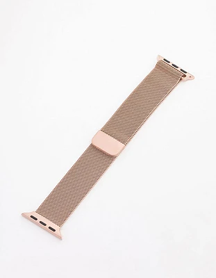 Rose Gold Mesh Watch Strap 38/40/41