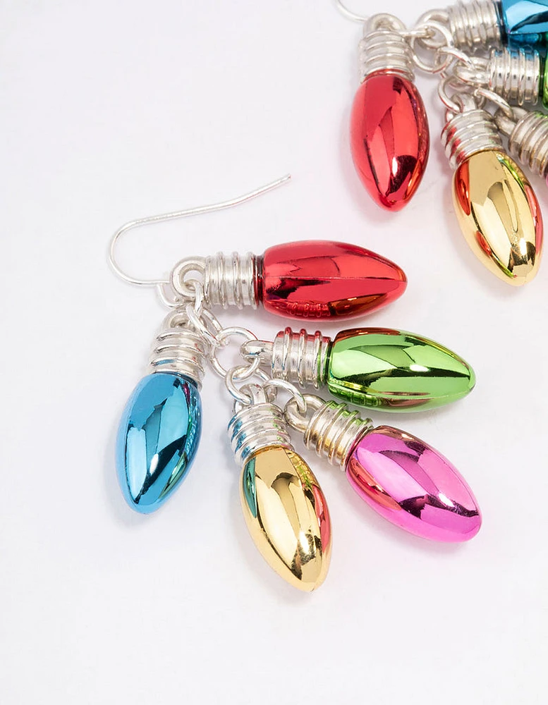 Multicoloured Festive Lights Drop Earrings