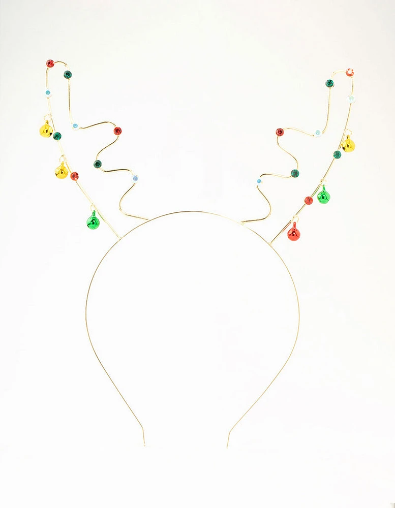 Jingle Bells Reindeer Headband