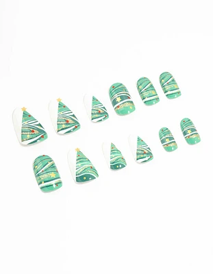 Green Tree Press On Nail Set