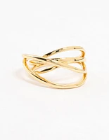 Gold Plated Thin Wrapped Ring