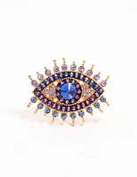 Gold Opulent Evil Eye Ring