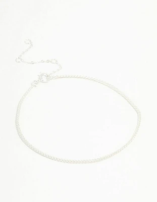 Sterling Silver Box Chain Bracelet