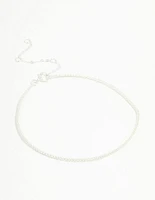 Sterling Silver Box Chain Bracelet