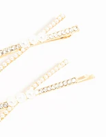 Pearl & Pave Criss Cross Slides 2-Pack