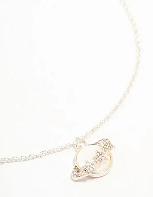 Silver Planet Necklace