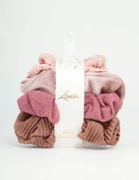 Dark & Light Pink Scrunchies 4-Pack