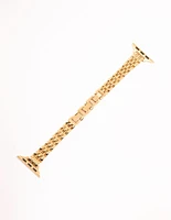 Gold Detailed Chain Watch Strap 38/40/41