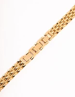 Gold Detailed Chain Watch Strap 38/40/41