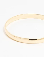 Gold Flat  Bangle