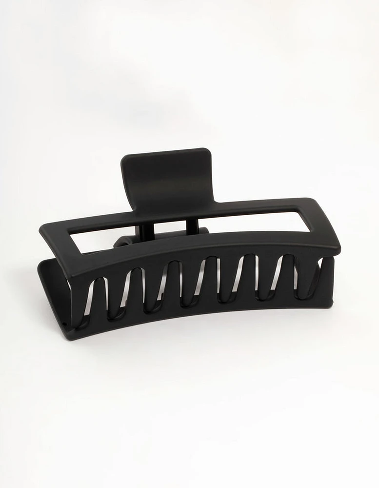 Extra Large Black Coated Claw Clip