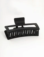 Extra Large Black Coated Claw Clip