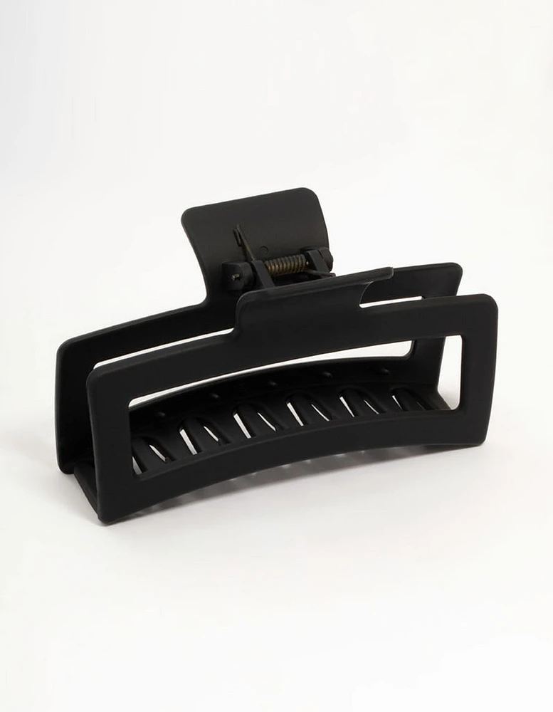 Extra Large Black Coated Claw Clip