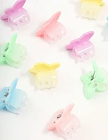 Mini Pastel Butterfly Claw Clips 12-Pack