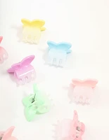 Mini Pastel Butterfly Claw Clips 12-Pack