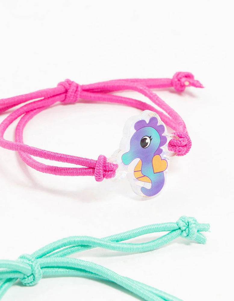 Kids Ocean Themed BFF Stretch Bracelets 5-Pack